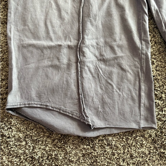 Cynthia Ashby 100% cotton cropped pants, grey, Large, EUC - Picture 4 of 14